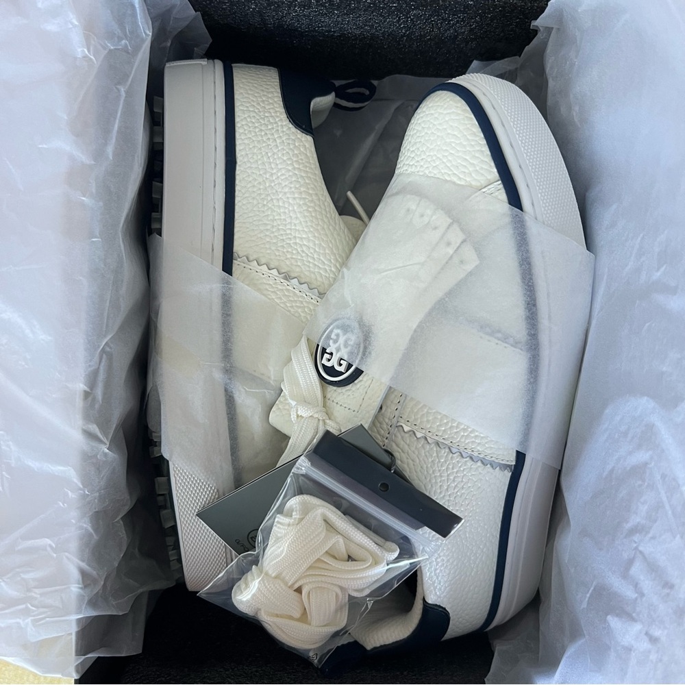 G/Fore Women Kiltie Disruptor Golf Shoes - Snow/Twilight 6.5